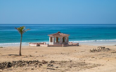 Coastline near Al Fizayah Beach, Sultanate of Oman
