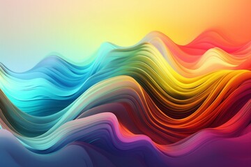 Obraz premium background flow modern blank dynamic futuristic art line geometric colours. Generative AI.