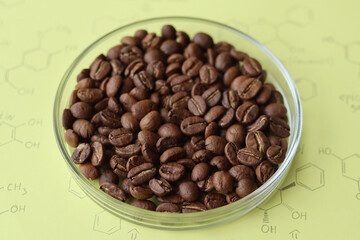 Medium-roasted coffee beans from Tanzania with a high caffeine content.