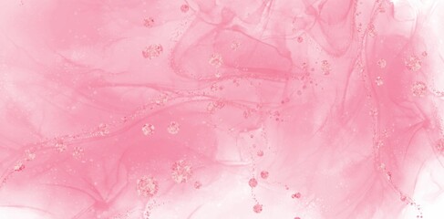 pink watercolor background