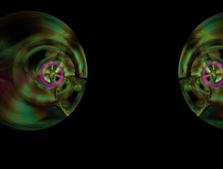 Imaginatory fractal abstract background Image