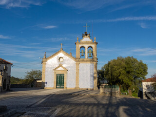 Fototapeta na wymiar Iglesia parroquial de Sobreposta. Braga, Portugal.