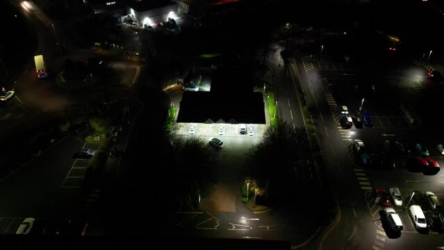 Drone views of Dover in Kent