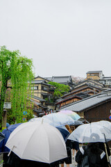 雨の日　京都