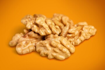 Tasty healthy nuts set on the desk