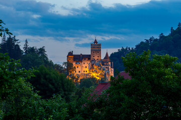 Obraz premium The Bran Castle of Dracula in Romania