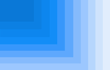 Illustration of Gradient Blue 3D Frame for Abstract Background
