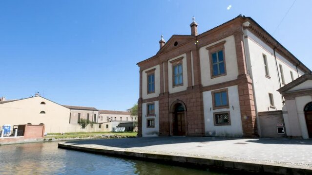 Comacchio, Italy, the Ancient Delta Museum building