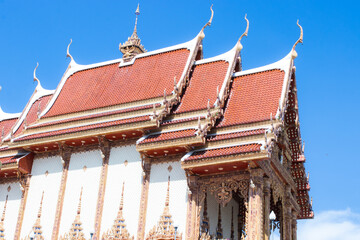 THAILAD, NAKHON RATCHASMA - JAN1, 2023: Church of Wat Ban Rai temple is located in Nakhon Ratchasima.