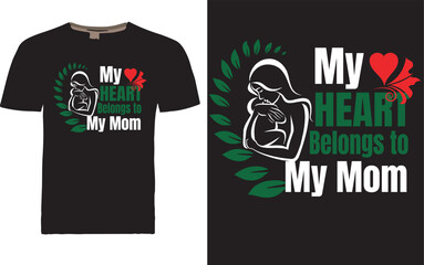 Naklejka premium MOTHERS DAY T SHIRT DESIGN