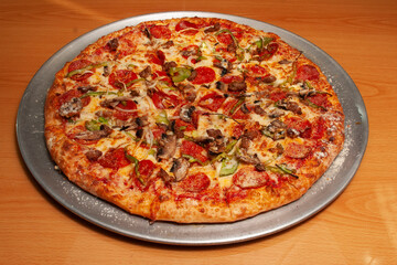 Delicious Italian Deluxe Pizza Supreme