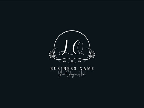 LQ, lq Modern Logo, Initial Lq ql Signature Feminine Logo Letter Design