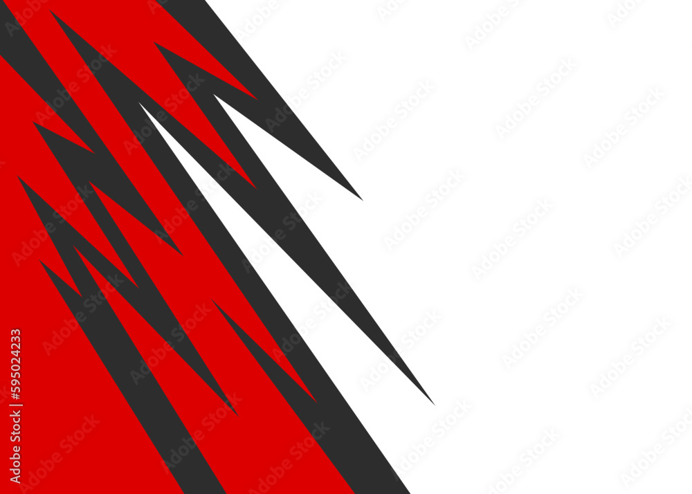 Poster abstract background with colorful zigzag pattern and with some copy space area