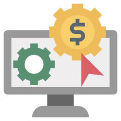 cursor line icon,linear,outline,graphic,illustration