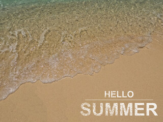 summer vacation at sea relax from work