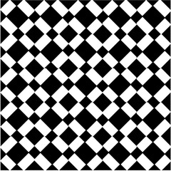  White background with abstract shapes. Black and white texture. Seamless monochrome repeating pattern  for decor, fabric or cloth.
