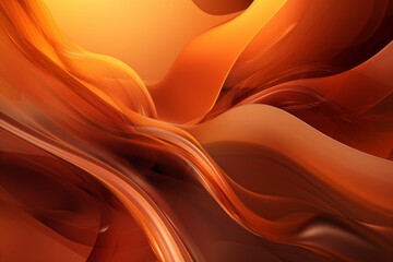 Abstract Orange and brown background, Generative IA