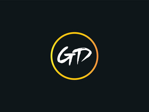GD, gd Logo Image, Phoenix Colorful Gd Circle Letter Logo For You
