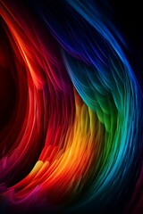 Abstract rainbow background, wallpaper, Generative IA