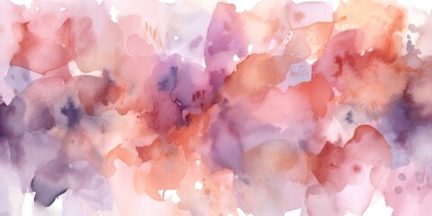 Lavender Blush and Peach abstract watercolor pattern. Lilac and orange color. Art background for design. Dirty. Grunge. Daub, stain, spot, blot, splash