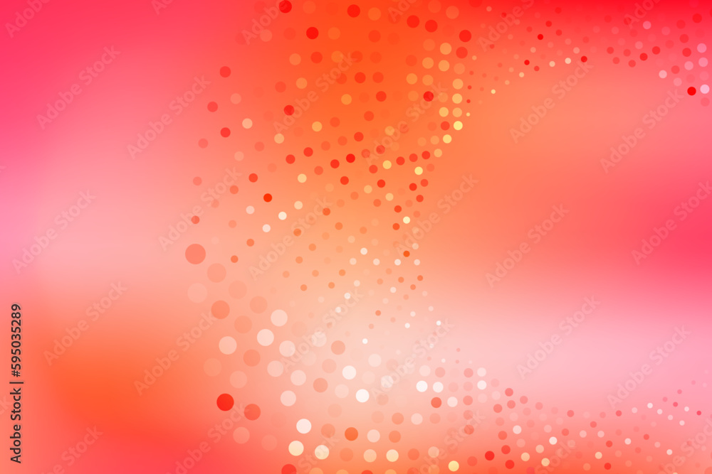 Poster Abstract poster background for banner design with bright glowing particles. Futuristic graphic vector dots design. Modern art template. Abstract neon halftone background. Glowing neon dots backdrop