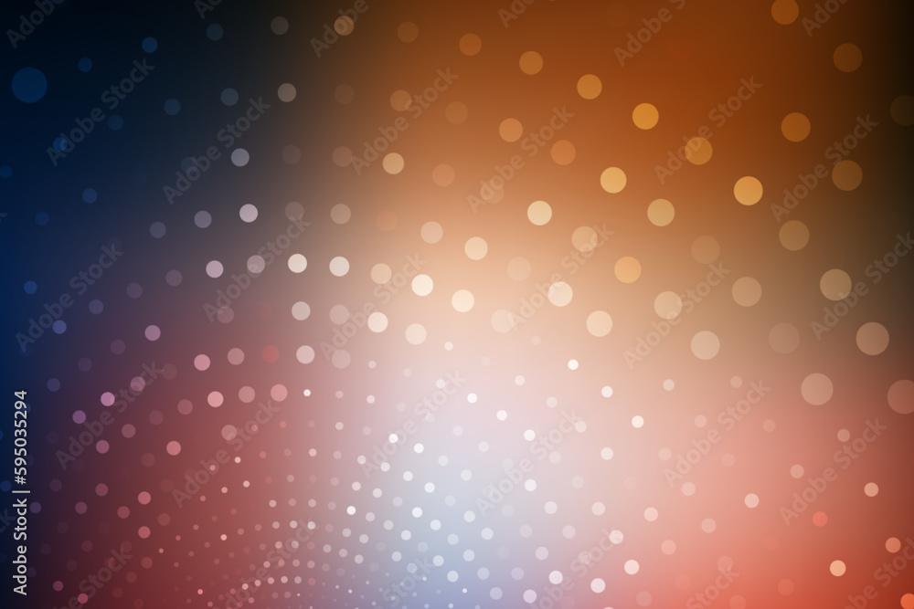 Poster Abstract poster background for banner design with bright glowing particles. Futuristic graphic vector dots design. Modern art template. Abstract neon halftone background. Glowing neon dots backdrop