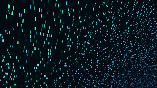 Big Genomic Data Visualization - DNA Test, Barcoding, Genome Map Architecture. Available in 4K video render animation footage.