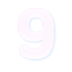 3D Bubble Number 9