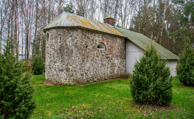 Built in 1835 from field stones by a soldier of the Napoleonic Catholic faith, a brick thanksgiving...