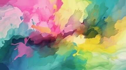 abstract watercolor background, generative AI