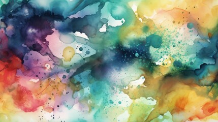 Obraz na płótnie Canvas abstract watercolor background, generative AI