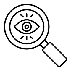 Search Thin Line Icon