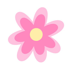 flower rabbit spring easter illustration