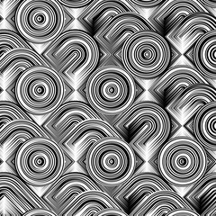 black and white seamless pattern