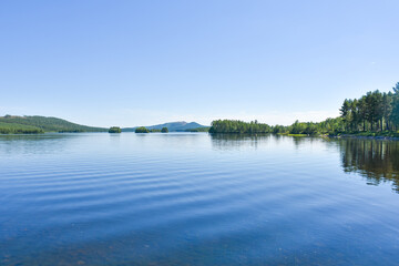 Lake in Sweden during the summer