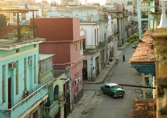 Fototapeta na wymiar Calle de La Habana