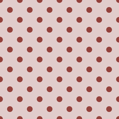 Polka Dots Pattern Repeat beige Background