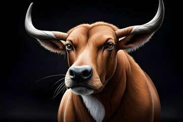 Cute cow , Generative AI