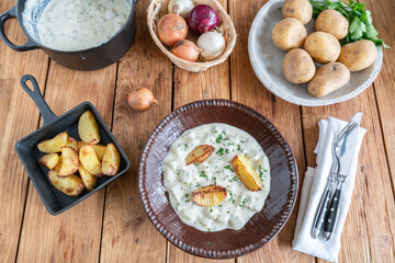 Kohlrabigemüse kohlrabi gemüse mit kartoffeln 