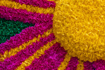 Carnival parade festival decorative details