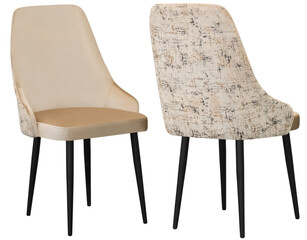 Chair for home or cafe. Interior element. Isolated from the background. From different angles