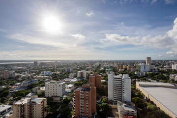 Fototapeta na wymiar Panoramic view of the city of Barranquilla Colombia