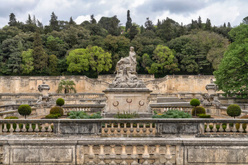 Nimes, France city park