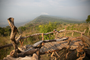 fence in mountain