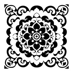 abstract floral ornament