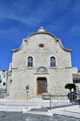 The Apulian village of Pietramontecorvino, Italy.