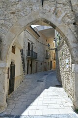 Fototapeta premium The Apulian village of Pietramontecorvino, Italy.