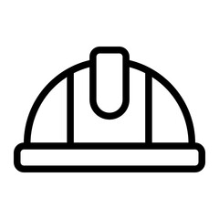 helmet line icon