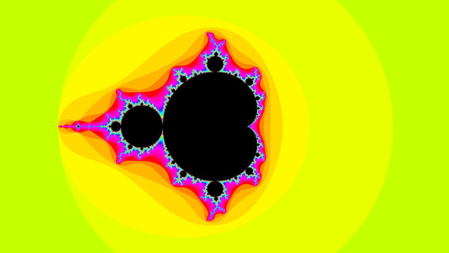 Mandelbrot sets background yellow geometry 