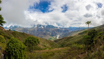 The Chicamocha Canyon is a canyon in Colombia that the Chicamocha River has excavated during its...